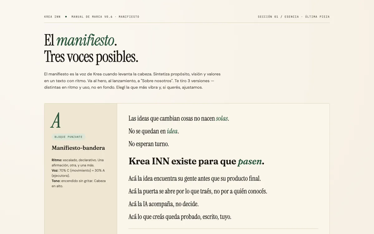 Krea INN — pieza U9-02