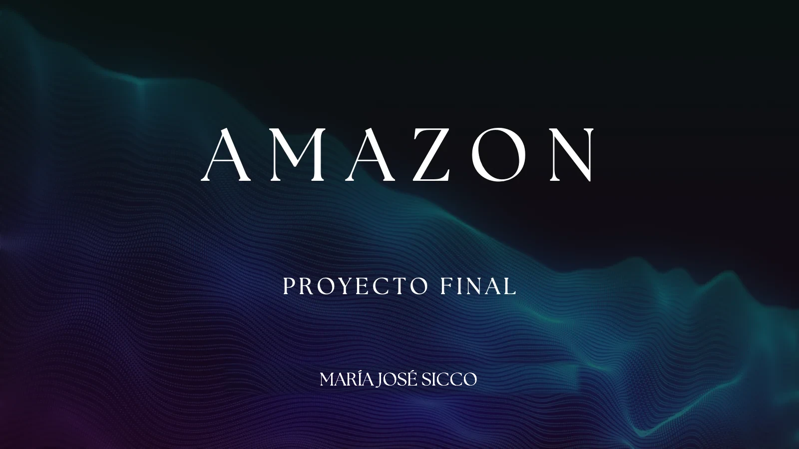 Amazon · Proyecto final — pieza AZ-01