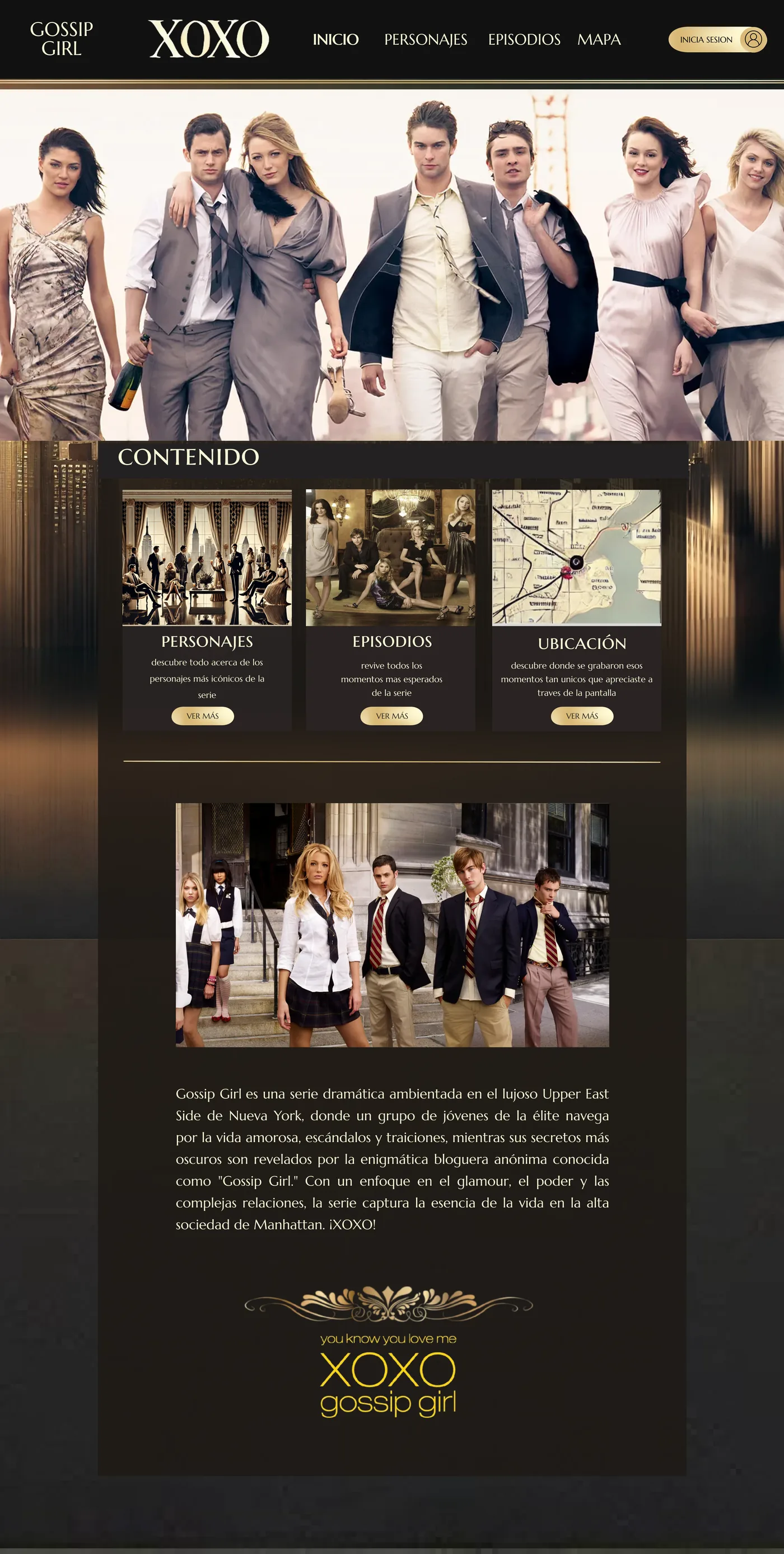 Gossip Girl · XOXO — pieza GGF-02